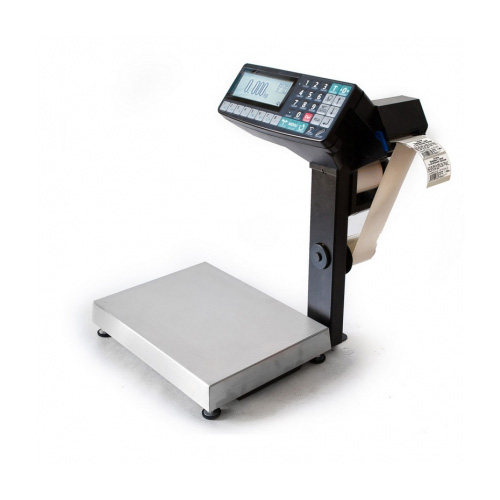 Весы-регистратор с печатью этикетки МАССА МК-15.2-R2P-10-1