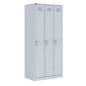 Двухсекционный металлический шкаф для одежды ШРМ – АК/800