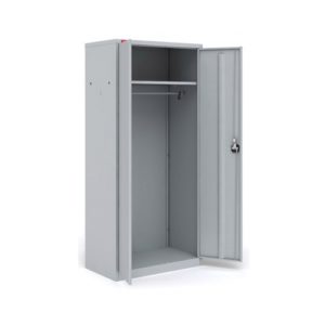 Двухсекционный металлический шкаф для одежды ШРМ – 24